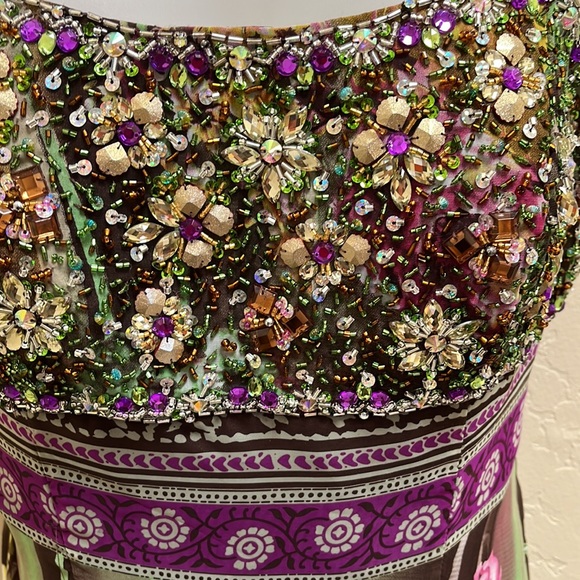 Beautiful Jeweled Riva Designs Formal Gown Special Occasion Bridal - Picture 5 of 15